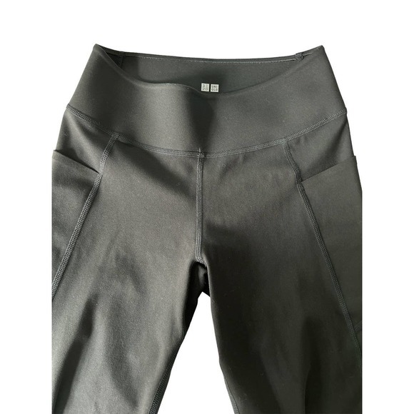 Uniqlo Womens Size XS Black‎ Airism Leggings UV Protection Cool Touch - Picture 4 of 7